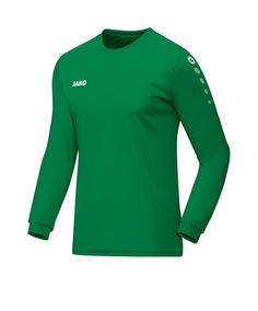 JAKO Team Trikot langarm Weiß Fußballtrikot Herren gruen