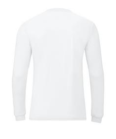 Rückansicht von JAKO Team Trikot langarm Fußballtrikot Herren weiss
