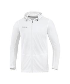 JAKO Run 2.0 Kapuzenjacke Running Laufjacke Herren Weiss