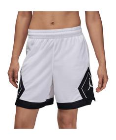 Nike Sport 4In Diamond Short Damen Weiß Shorts Damen weissschwarz