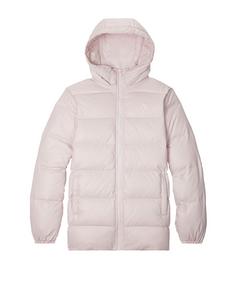 CONVERSE Down Mid Hooded Kapuzenjacke Damen Sweatjacke Damen rosa