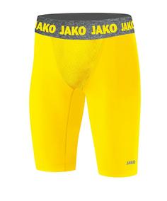 JAKO Compression 2.0 Tight Short Funktionsunterhose Herren gelb