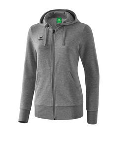 Erima Basic Kapuzenjacke Damen Trainingsjacke Damen grau