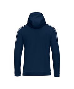 Rückansicht von JAKO Classico Kapuzenjacke Damen Trainingsjacke Damen Blau