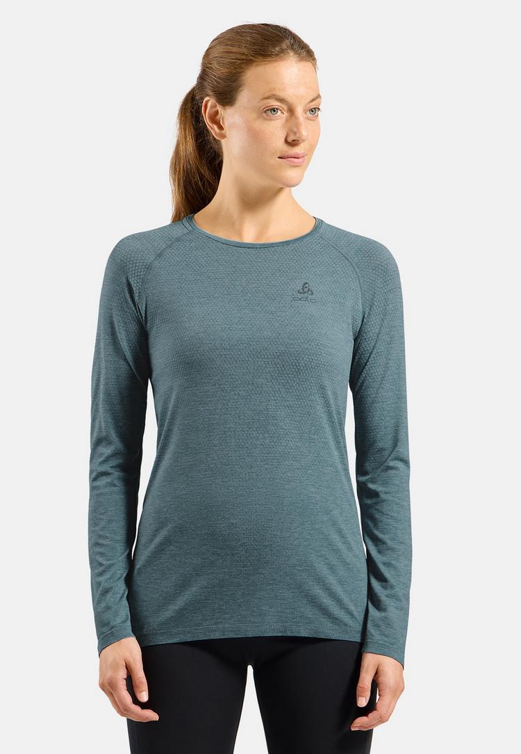 Odlo Odlo ESSENTIAL SEAMLESS Laufshirt Damen - provincial blue melange(21096) - 0 | SportScheck