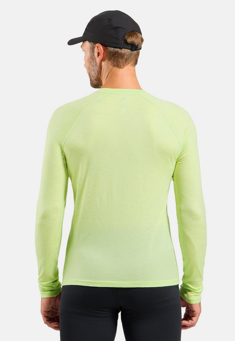 Odlo Odlo Laufshirt Herren - shadow lime melange(40451) - 1 | SportScheck
