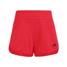 adidas Pacer Essentials Knit High-Rise Shorts Funktionsshorts Damen Pure Ruby / Black