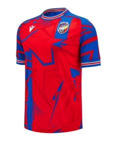 macron Viktoria Pilsen Trikot Home 2024/2025 Fußballtrikot rot