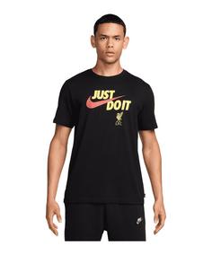 Nike FC Liverpool Just Do It T-Shirt Fanshirt schwarz