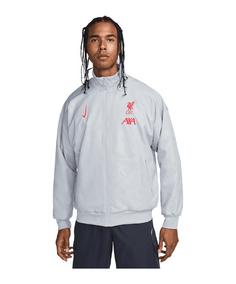 Nike FC Liverpool Strike Anthem Jacke 3rd Trainingsjacke grauschwarz