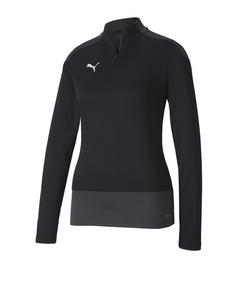 PUMA teamGOAL 23 1/4 Zip Top Damen Funktionssweatshirt Damen schwarzgrau