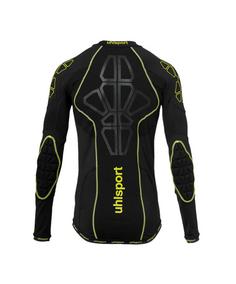 Rückansicht von Uhlsport Bionikframe Torwart Baselayer Funktionsshirt Herren schwarzgelb