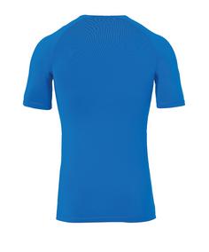 Rückansicht von Uhlsport Pro Baselayer kurzarm Funktionsshirt Herren blau