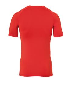 Rückansicht von Uhlsport Pro Baselayer kurzarm Funktionsshirt Herren Rot