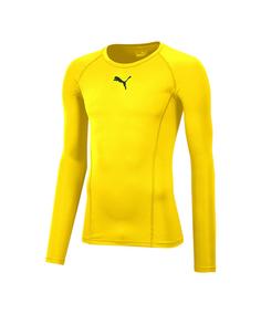PUMA LIGA Baselayer Warm Longsleeve Kids Funktionsshirt Kinder gelb