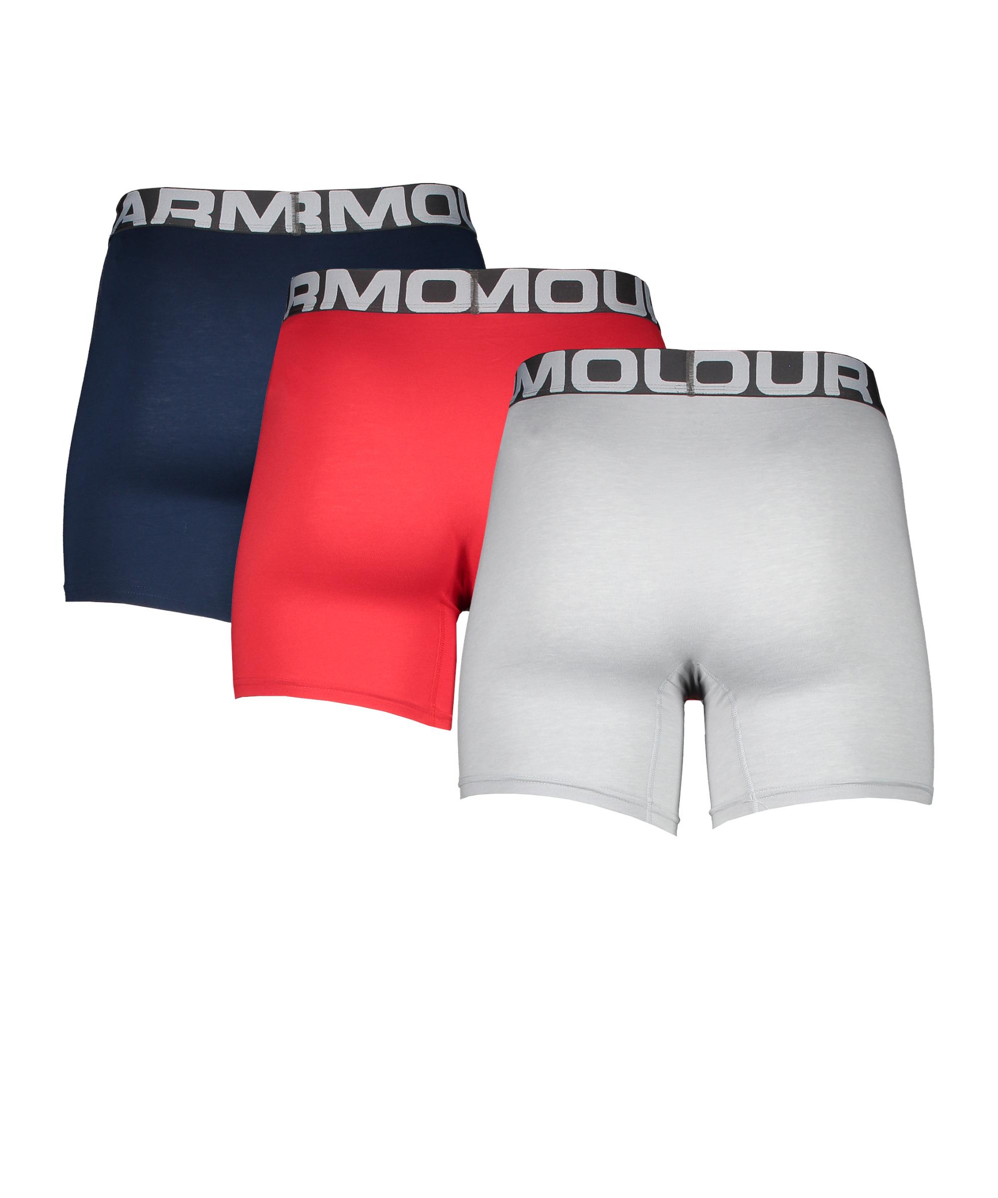 Under Armour Charged Boxerjock Short 3er Pack Unterhose Herren rot im Online Shop von SportScheck kaufen