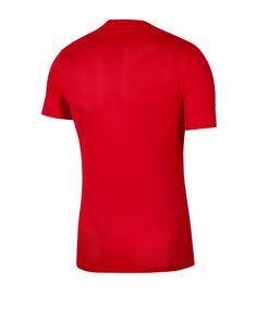 Rückansicht von Nike Park VII Trikot kurzarm Fußballtrikot rotweiss