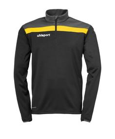 Uhlsport Offense 23 Ziptop Funktionssweatshirt schwarzgraugelb