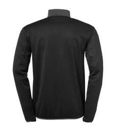 Rückansicht von Uhlsport Offense 23 Ziptop Funktionssweatshirt schwarzgraugelb