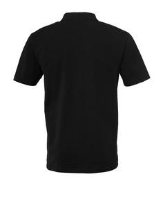 Rückansicht von Uhlsport Essential Poloshirt Poloshirt Herren Schwarz