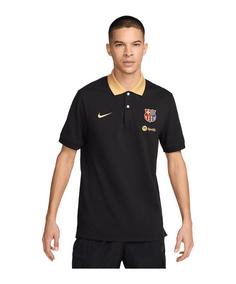 Nike FC Barcelona Polo Fanshirt schwarzgold