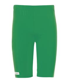 Uhlsport Tight Short Kids Funktionshose Kinder gruenschwarz