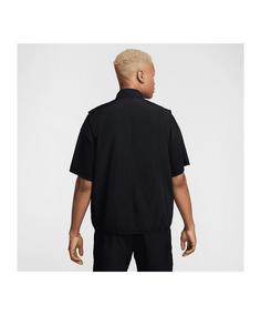 Rückansicht von Nike Woven Weste Sweatjacke Herren schwarz