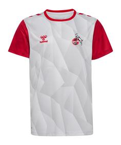 hummel 1. FC Köln Prematch Shirt 2024/2025 Kids Fußballtrikot Kinder weiss