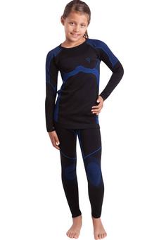 Black Snake Seamless Set Little Viper Wäscheset Schwarz Blau