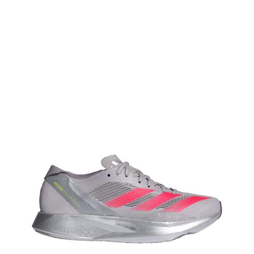 Rückansicht von adidas Adizero Takumi Sen 10 Laufschuh Laufschuhe Damen Dash Grey / Lucid Red / Grey Two