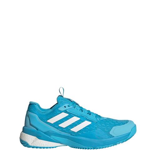 Rückansicht von adidas Crazyflight 5 Indoor Schuh Hallenschuhe Damen Bright Cyan / Cloud White / Cloud White