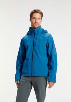 Rückansicht von Human Nature Yapton Softshelljacke Herren blue