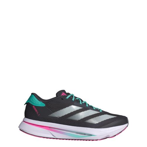 Rückansicht von adidas Adizero SL2 Laufschuh Laufschuhe Damen Carbon / Crystal Jade / Flash Aqua