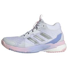 adidas Crazyflight 5 Mid Indoor Schuh Hallenschuhe Damen Cloud White / Silver Metallic / Cloud White