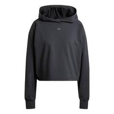 adidas Power Loose Fit Back-Ventilation Hoodie Hoodie Damen Black