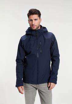 Rückansicht von Human Nature Kerry Softshelljacke Herren navy