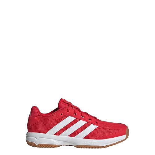 Rückansicht von adidas Stabil Indoor Kids Schuh Hallenschuhe Kinder Pure Ruby / Cloud White / Lucid Red