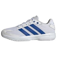 adidas Stabil Indoor Kids Schuh Hallenschuhe Kinder Cloud White / Royal Blue / Grey Two