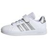 adidas Grand Court 2.0 Kids Schuh Sneaker Kinder - Cloud White / Matte Silver / Cloud White