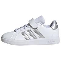 adidas Grand Court 2.0 Kids Schuh Sneaker Kinder - Cloud White / Matte Silver / Cloud White