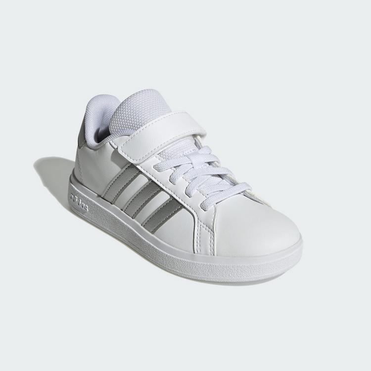 adidas adidas Grand Court 2.0 Kids Schuh Sneaker Kinder - Cloud White / Matte Silver / Cloud White - 3 | SportScheck