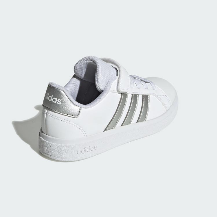 adidas adidas Grand Court 2.0 Kids Schuh Sneaker Kinder - Cloud White / Matte Silver / Cloud White - 4 | SportScheck