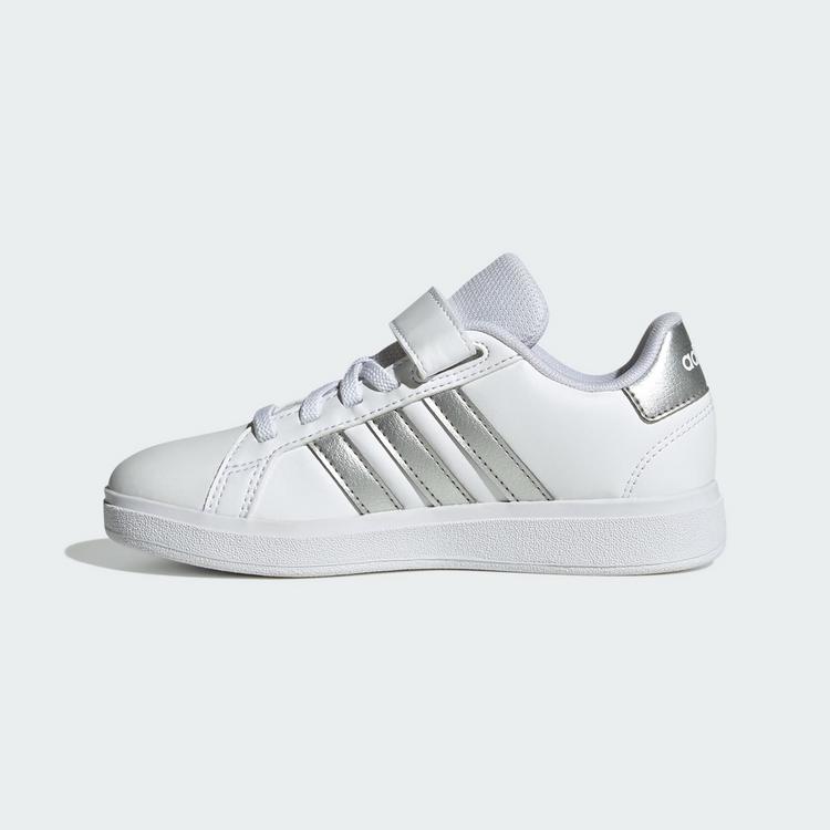 adidas adidas Grand Court 2.0 Kids Schuh Sneaker Kinder - Cloud White / Matte Silver / Cloud White - 5 | SportScheck