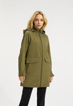 Rückansicht von Human Nature Niorez Softshelljacke Damen green