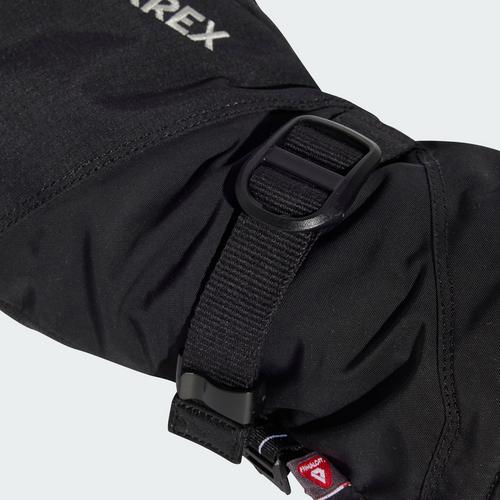Rückansicht von adidas Terrex GORE-TEX Over-The-Cuff Fäustlinge Kletterhandschuhe Black