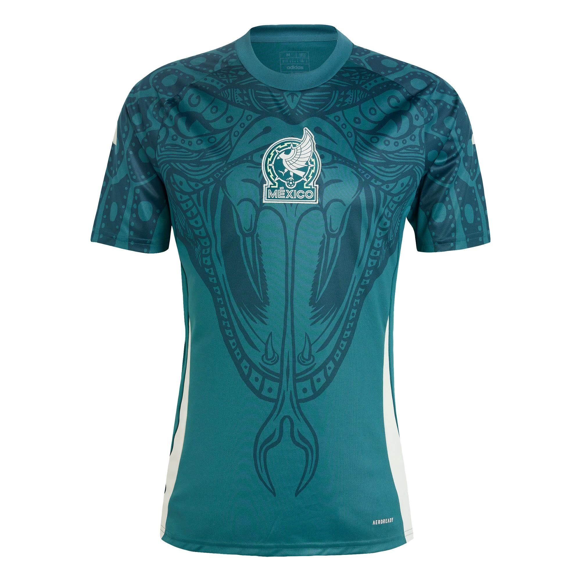 Adidas Mexiko Pre Match Shirt Trikot Herren Mystery Green im Online Shop von SportScheck kaufen