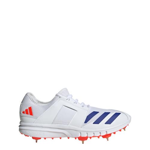 Rückansicht von adidas Howzat Spike 20 Schuh Multifunktionsschuhe Cloud White / Lucid Blue / Solar Red