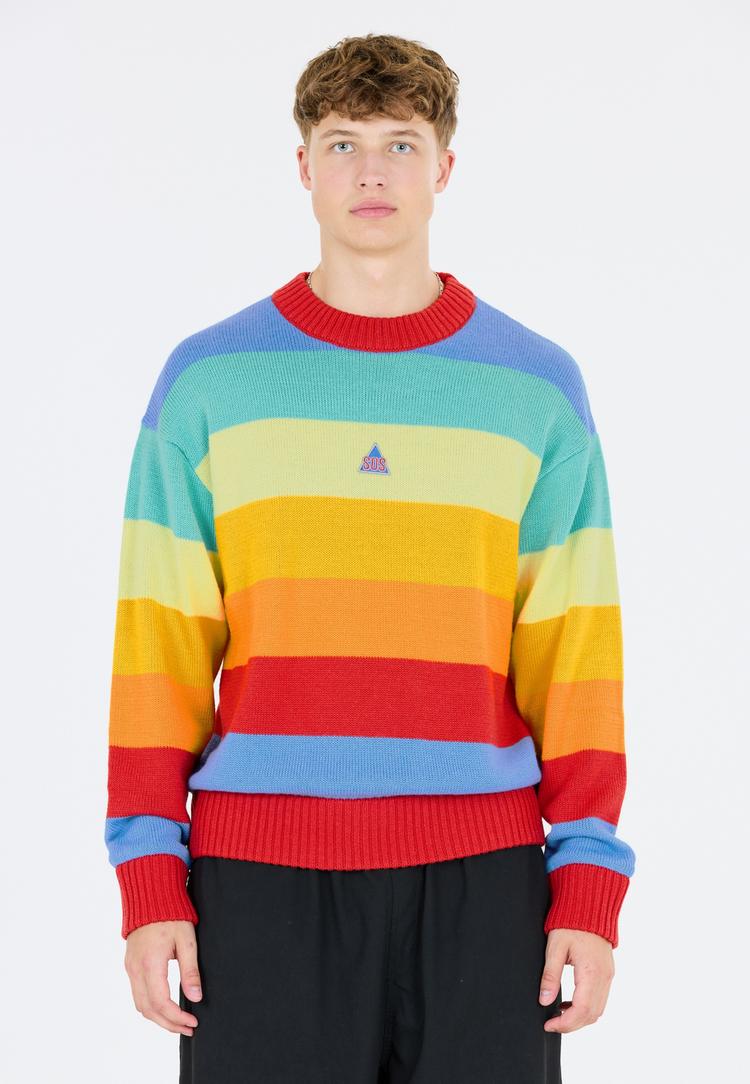 SOS SOS The Sweater Strickpullover Herren - 4304 Pompeian Red - 2 | SportScheck