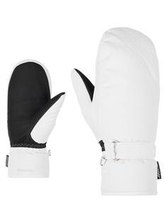 Ziener KISARI AS(R) MITTEN Skihandschuhe white