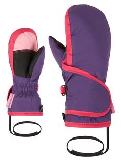 Ziener LUCCAS AS Skihandschuhe Kinder dark purple